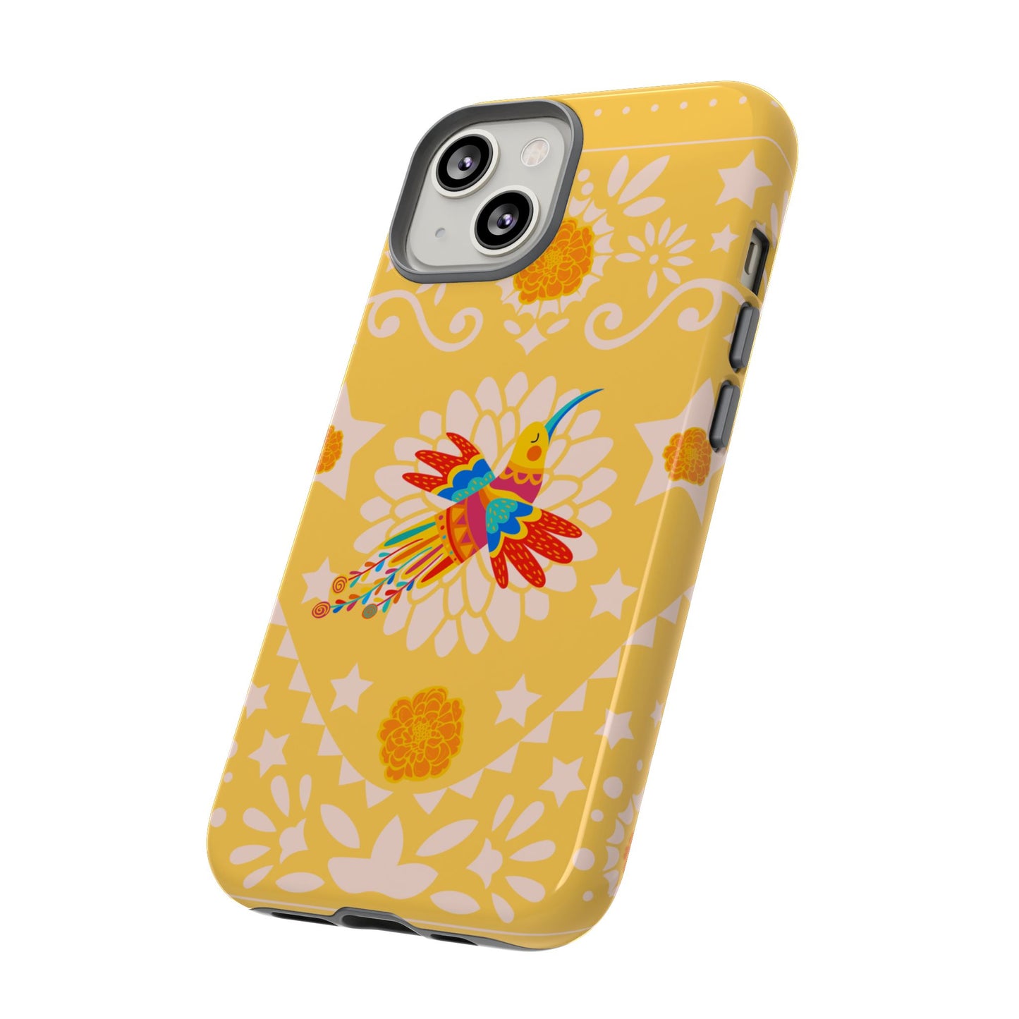 Day of the Dead Alebrije phone case, durable protection, Día de los Muertos enthusiasts,  Mexican folklore, sugar skulls, and alebrije creatures, Tough Cases