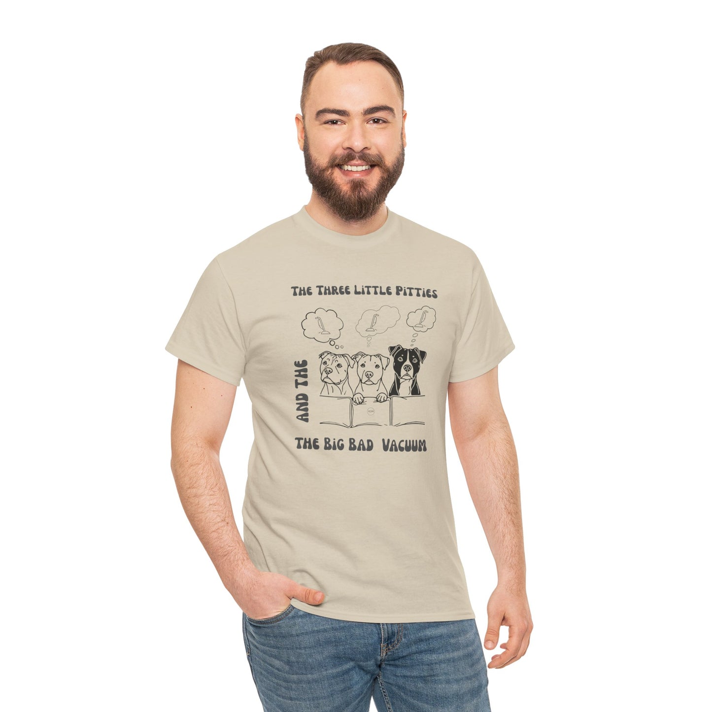 Premium Unisex Heavy Cotton Adult Pitbull T-Shirt – Bold Dog Lover Graphic Tee for Ultimate Comfort