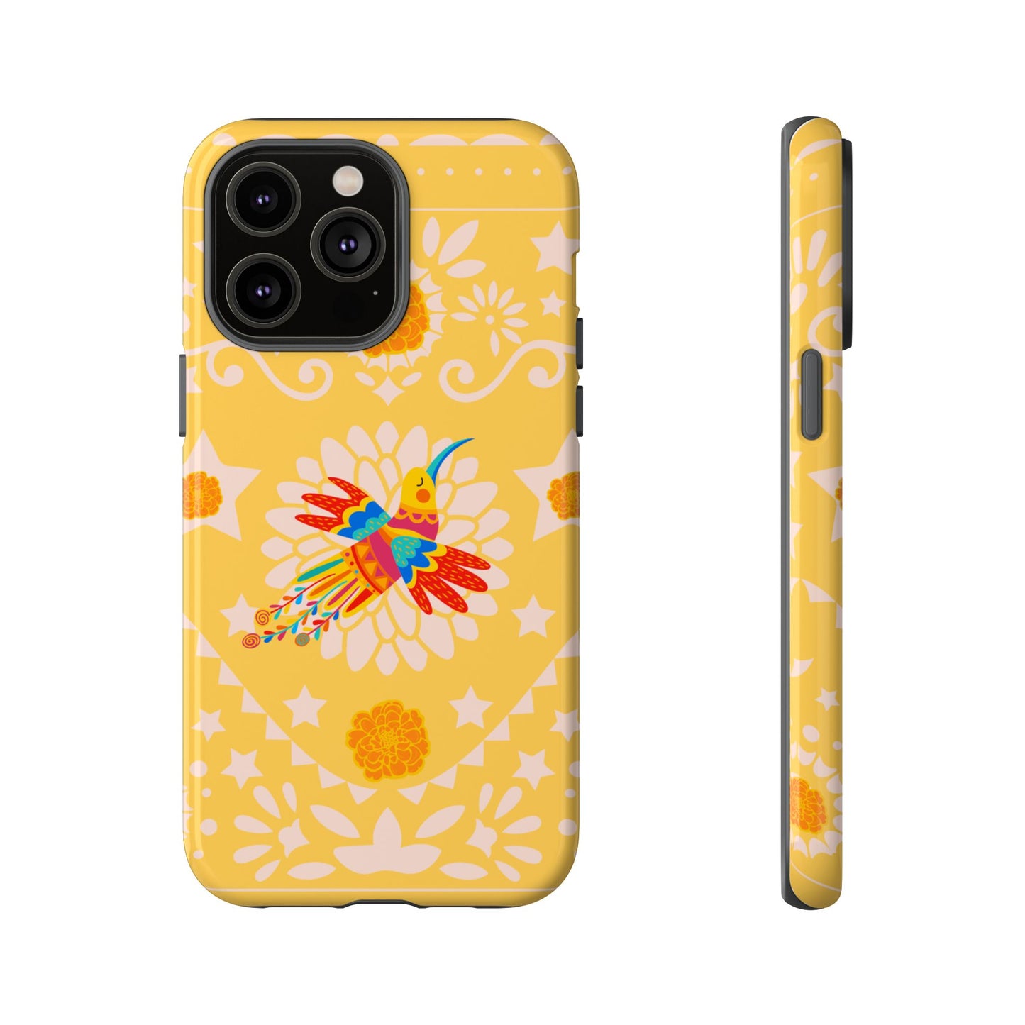 Day of the Dead Alebrije phone case, durable protection, Día de los Muertos enthusiasts,  Mexican folklore, sugar skulls, and alebrije creatures, Tough Cases