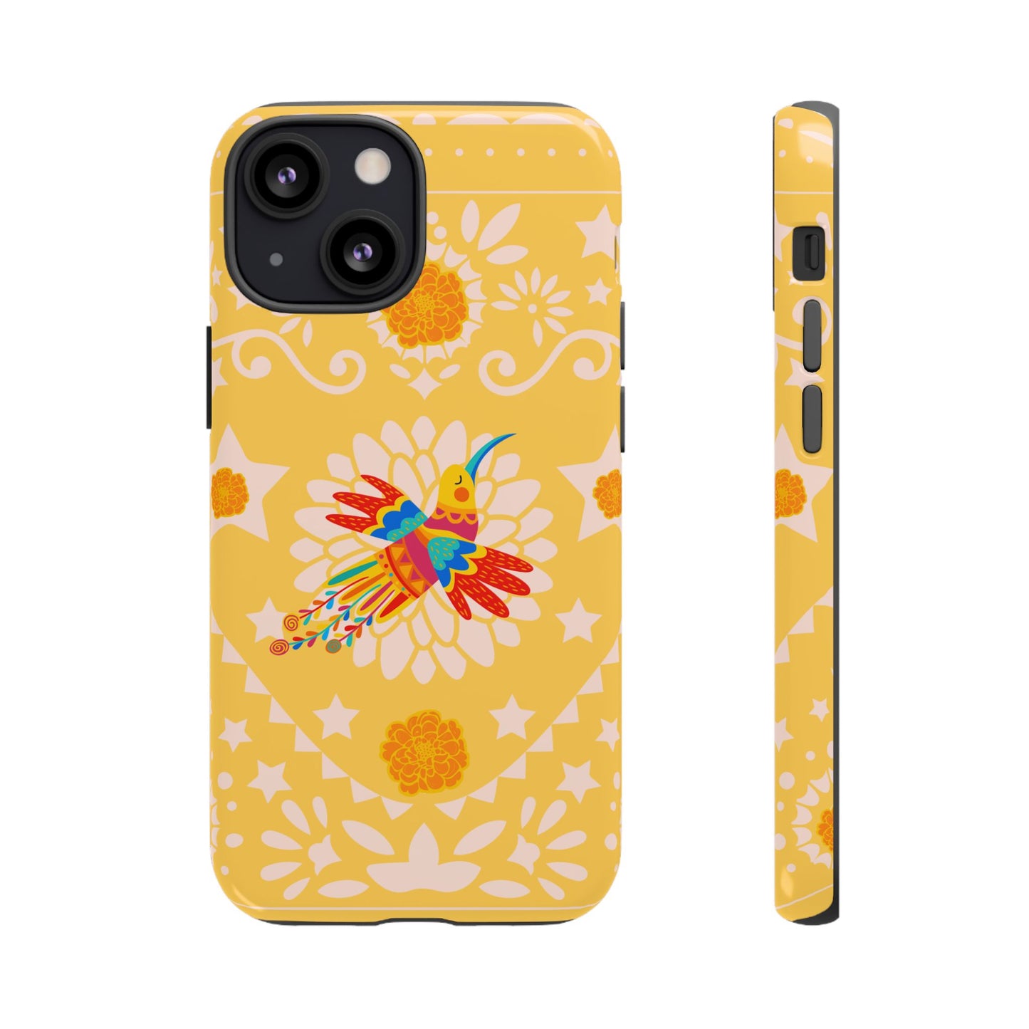 Day of the Dead Alebrije phone case, durable protection, Día de los Muertos enthusiasts,  Mexican folklore, sugar skulls, and alebrije creatures, Tough Cases