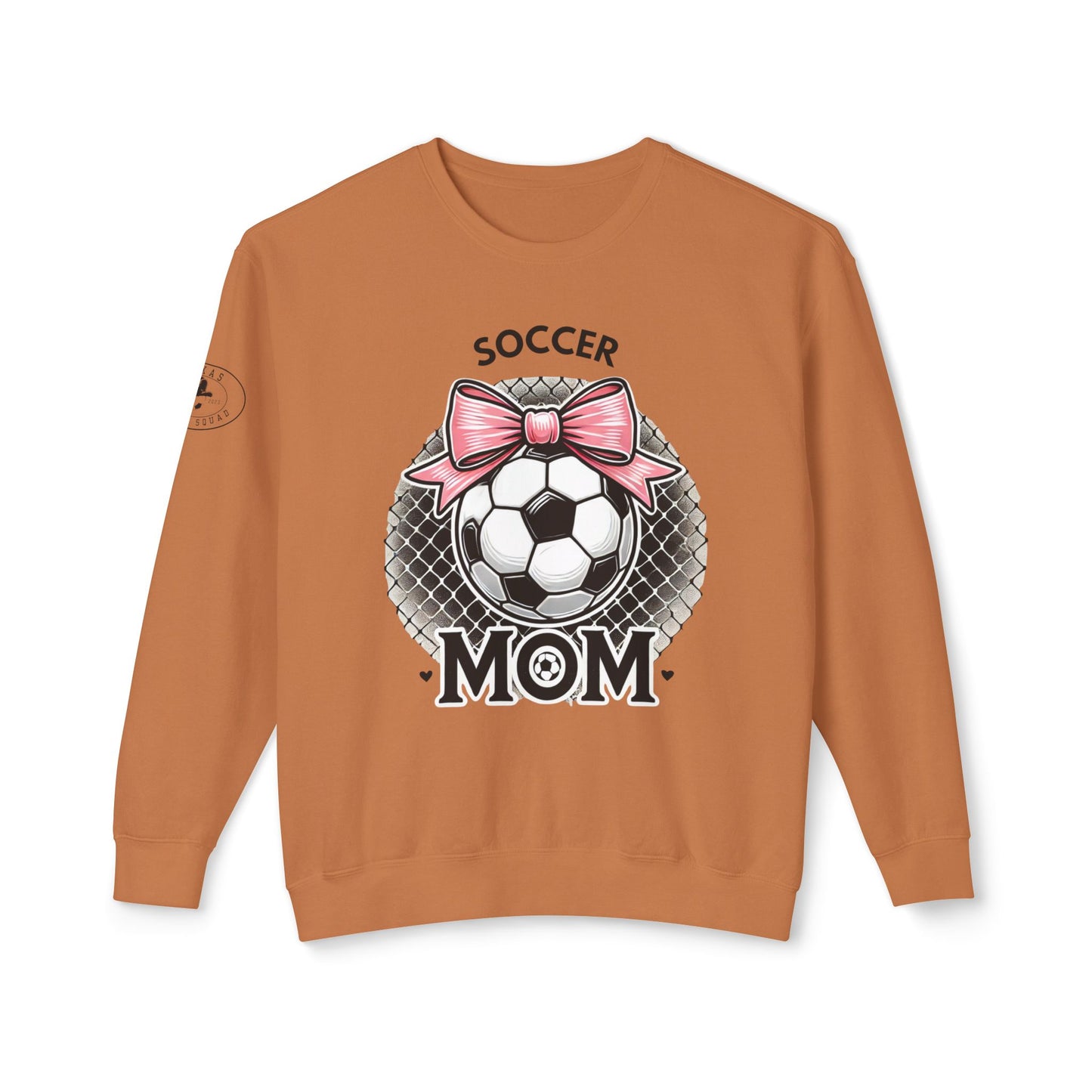 Soccer Mom Unisex Lightweight Crewneck Sweatshirt, Soccer shirt