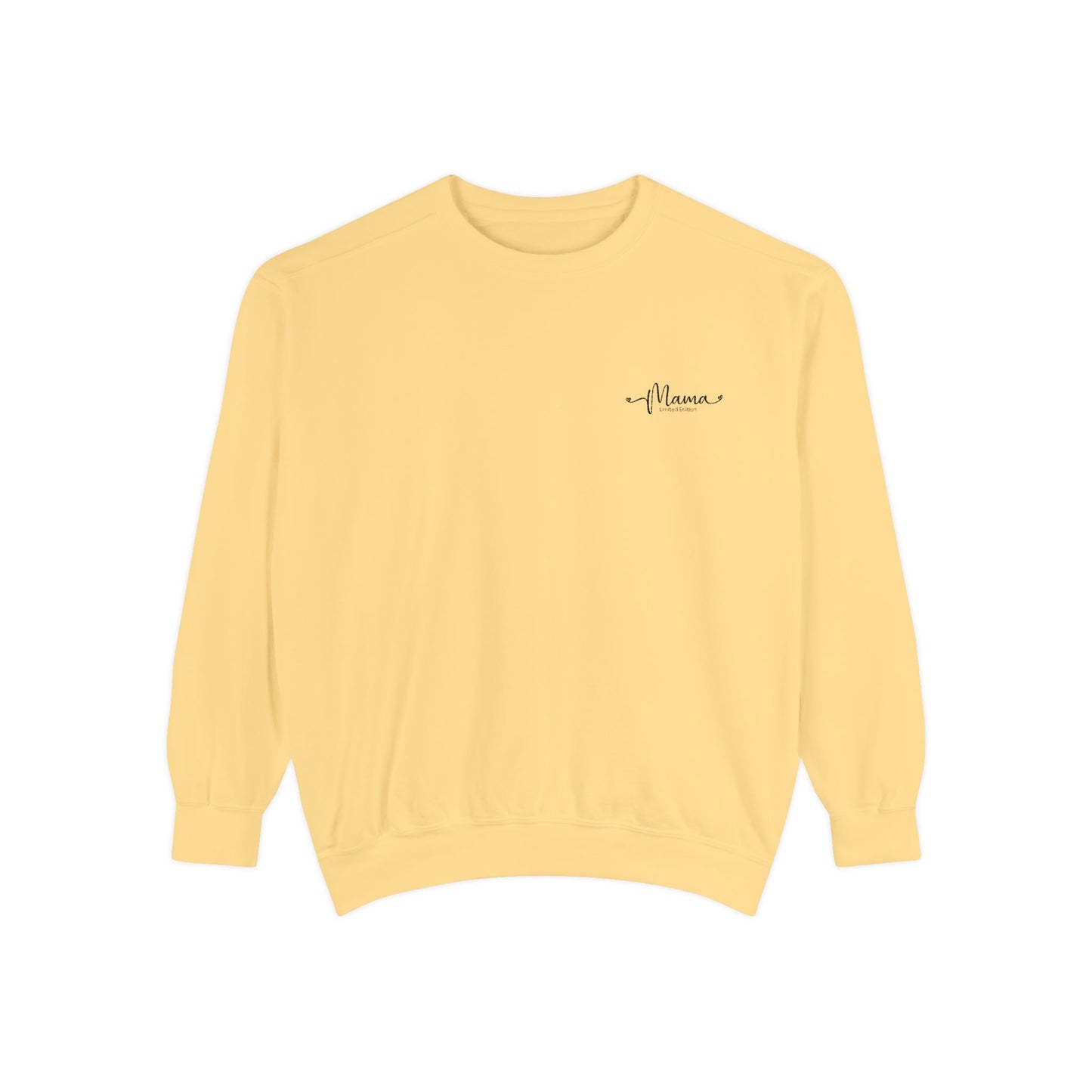 Mother’s Day Sweatshirt Cozy Gift for Mom Unisex Garment-Dyed