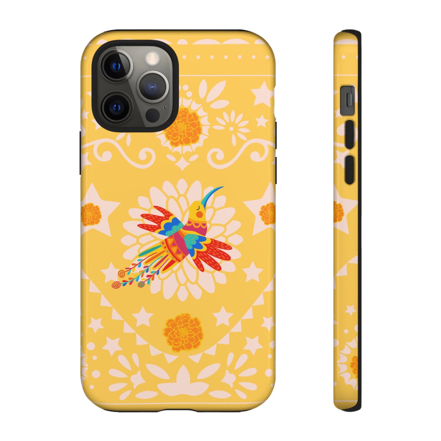 Day of the Dead Alebrije phone case, durable protection, Día de los Muertos enthusiasts,  Mexican folklore, sugar skulls, and alebrije creatures, Tough Cases