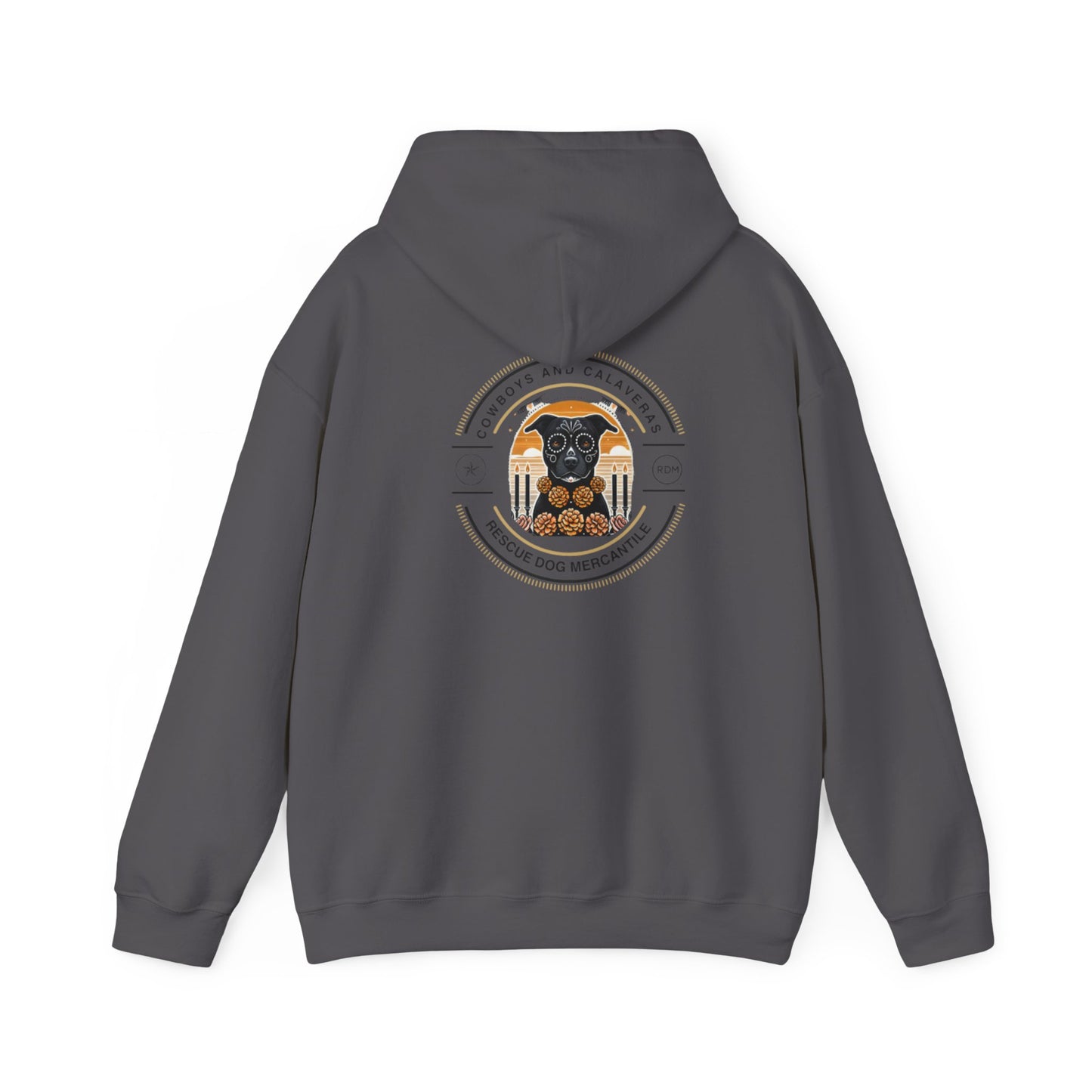 RDM Dia de los Muertos Dogs in Heaven Hooded Sweatshirt, Mexican Folklore, Texas Roots, Dogs in Heaven, Dog Parent, Halloween, Cowboys, Vaqueros