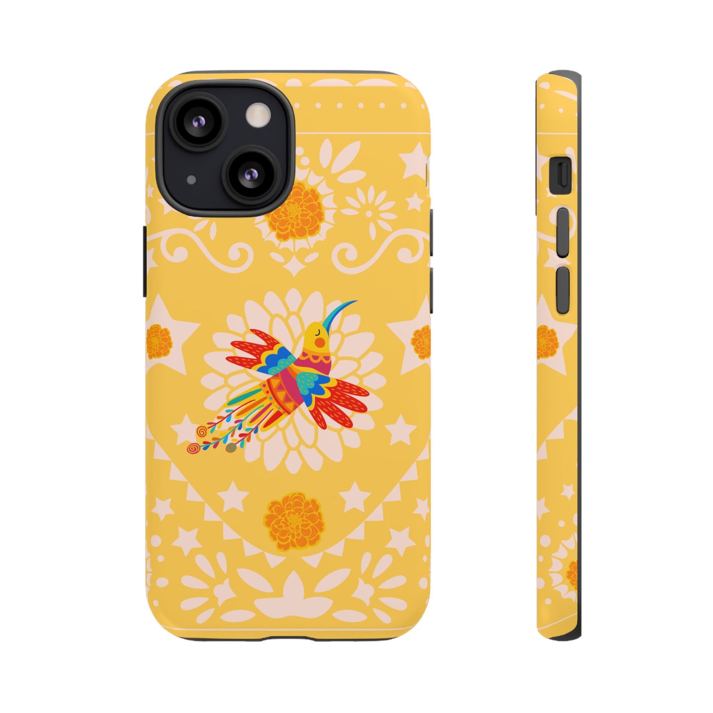 Day of the Dead Alebrije phone case, durable protection, Día de los Muertos enthusiasts,  Mexican folklore, sugar skulls, and alebrije creatures, Tough Cases