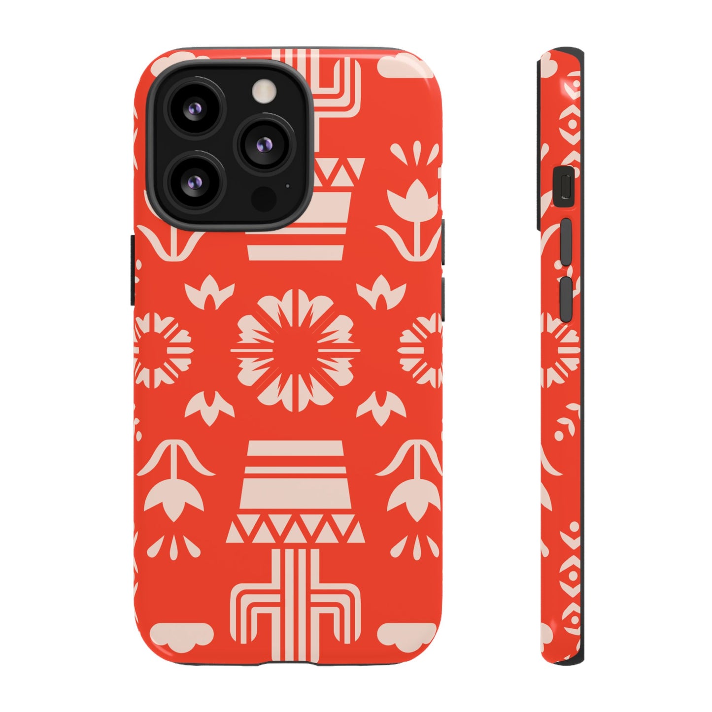 Day of the Dead Alebrije phone case, durable protection, Día de los Muertos enthusiasts,  Mexican folklore, sugar skulls, and alebrije creatures, Tough Cases