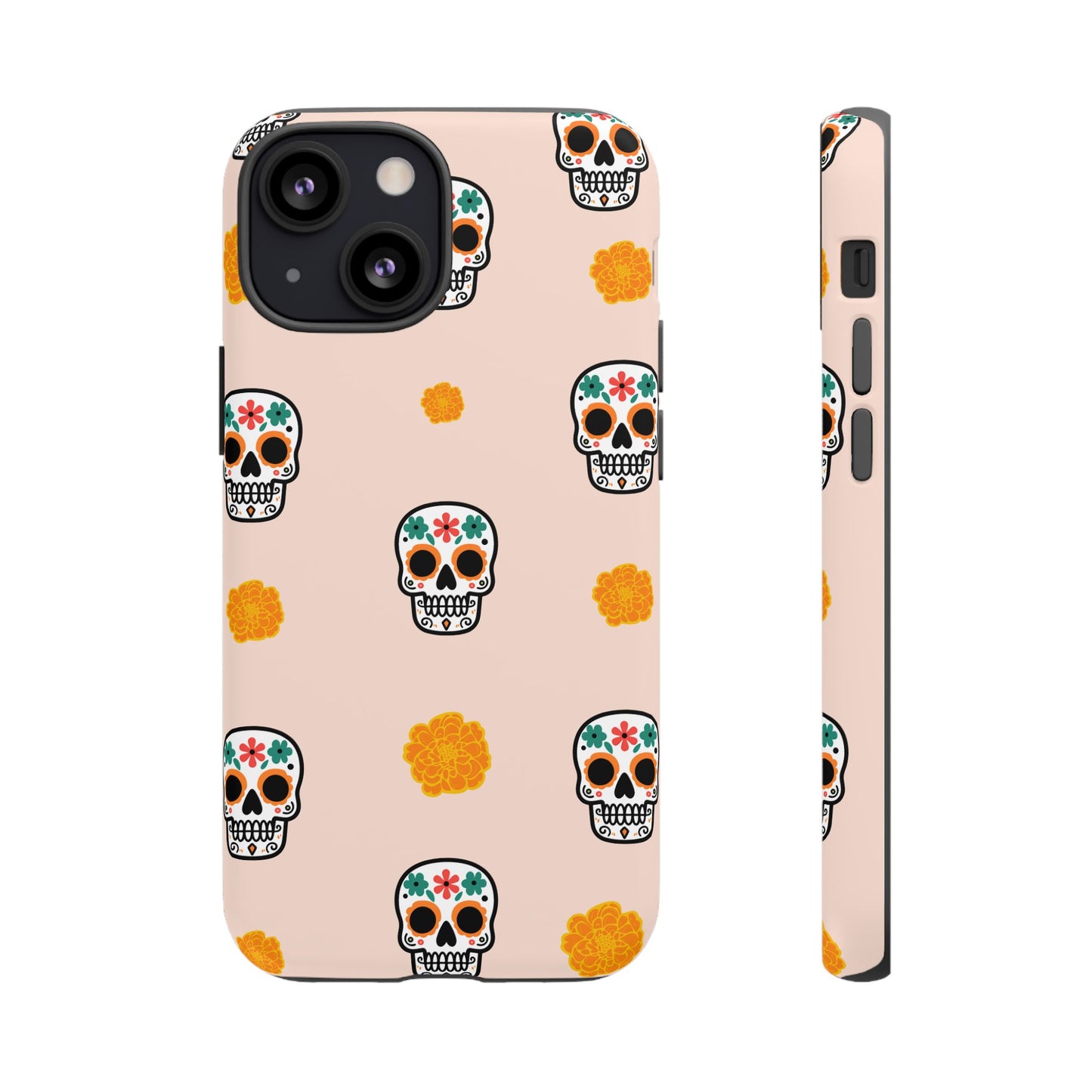 Day of the Dead Alebrije phone case, durable protection, Día de los Muertos enthusiasts,  Mexican folklore, sugar skulls, and alebrije creatures, Tough Cases