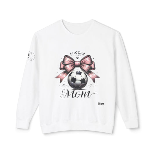 Soccer Mom Unisex Lightweight Crewneck Sweatshirt, Soccer shirt
