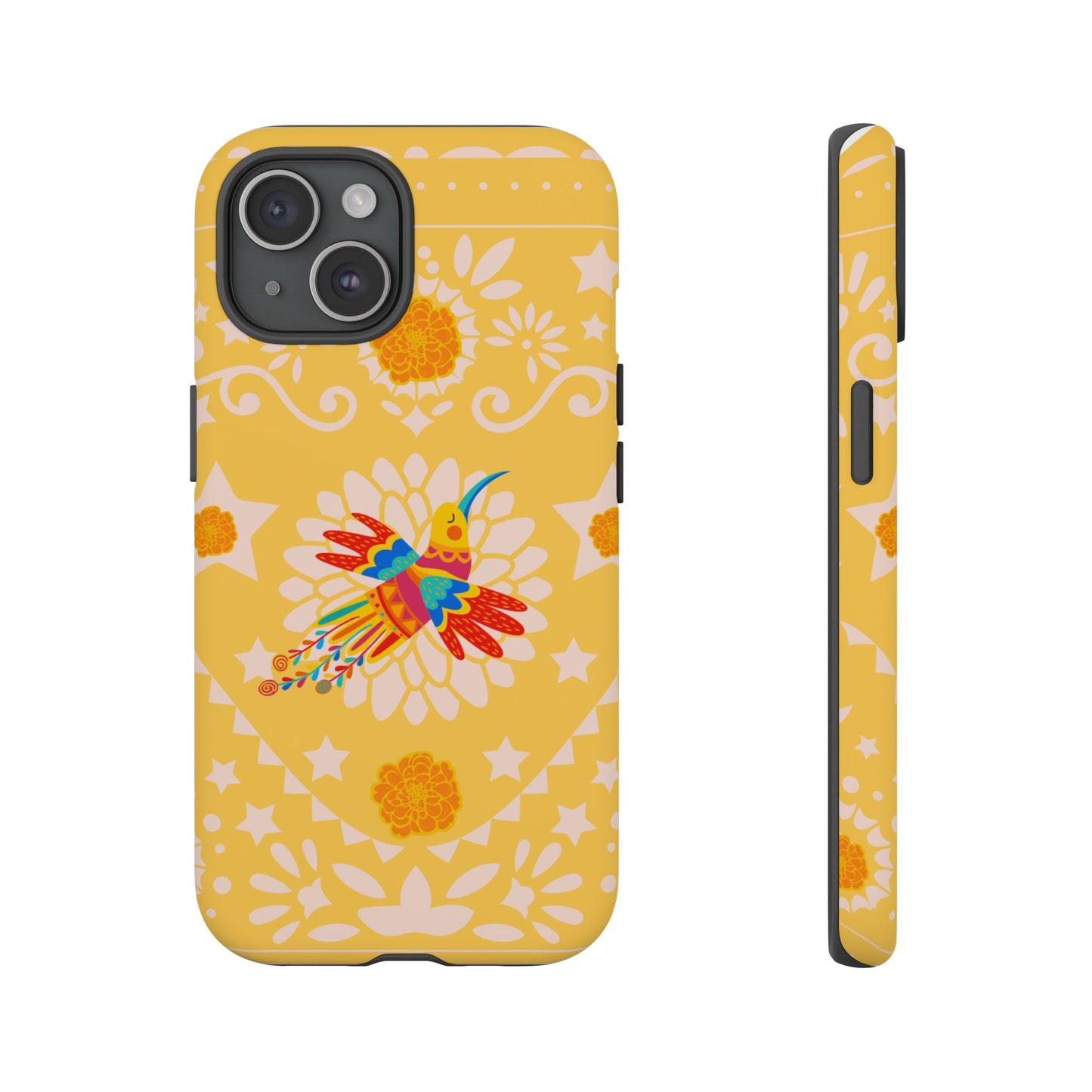 Day of the Dead Alebrije phone case, durable protection, Día de los Muertos enthusiasts,  Mexican folklore, sugar skulls, and alebrije creatures, Tough Cases