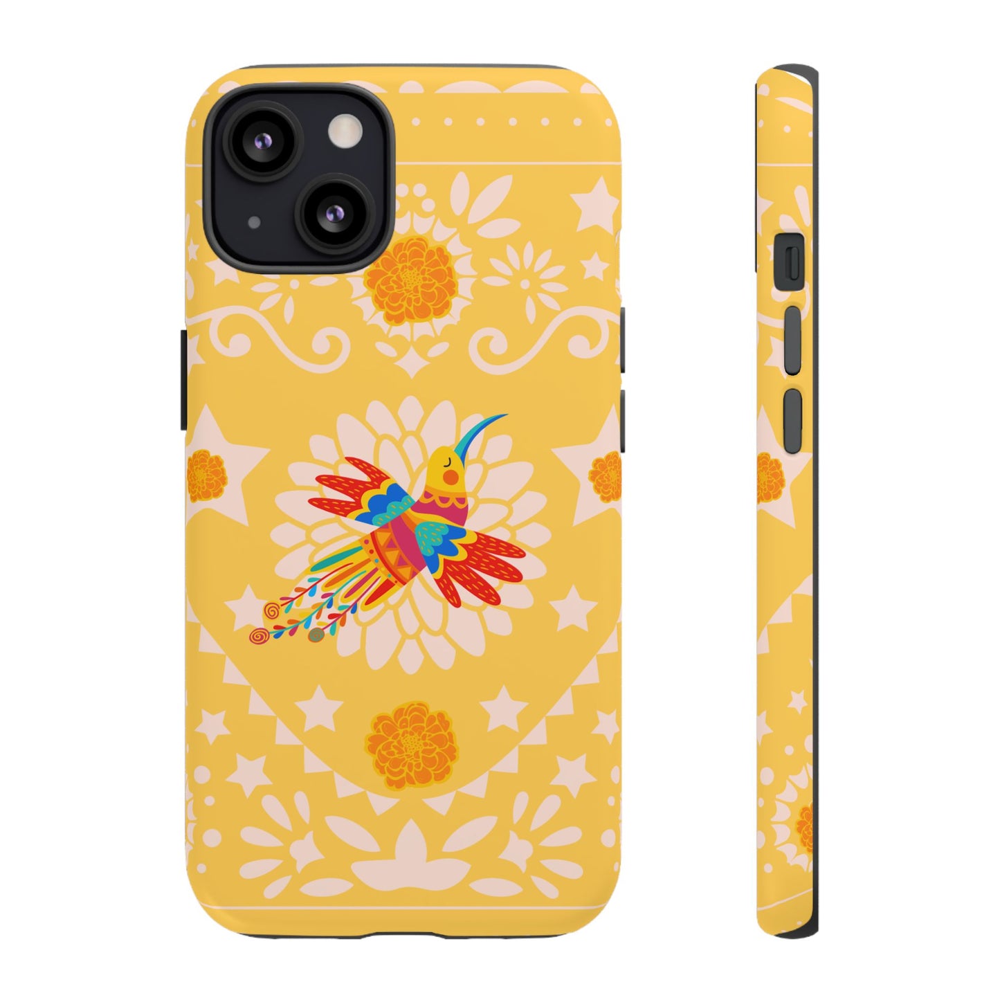 Day of the Dead Alebrije phone case, durable protection, Día de los Muertos enthusiasts,  Mexican folklore, sugar skulls, and alebrije creatures, Tough Cases