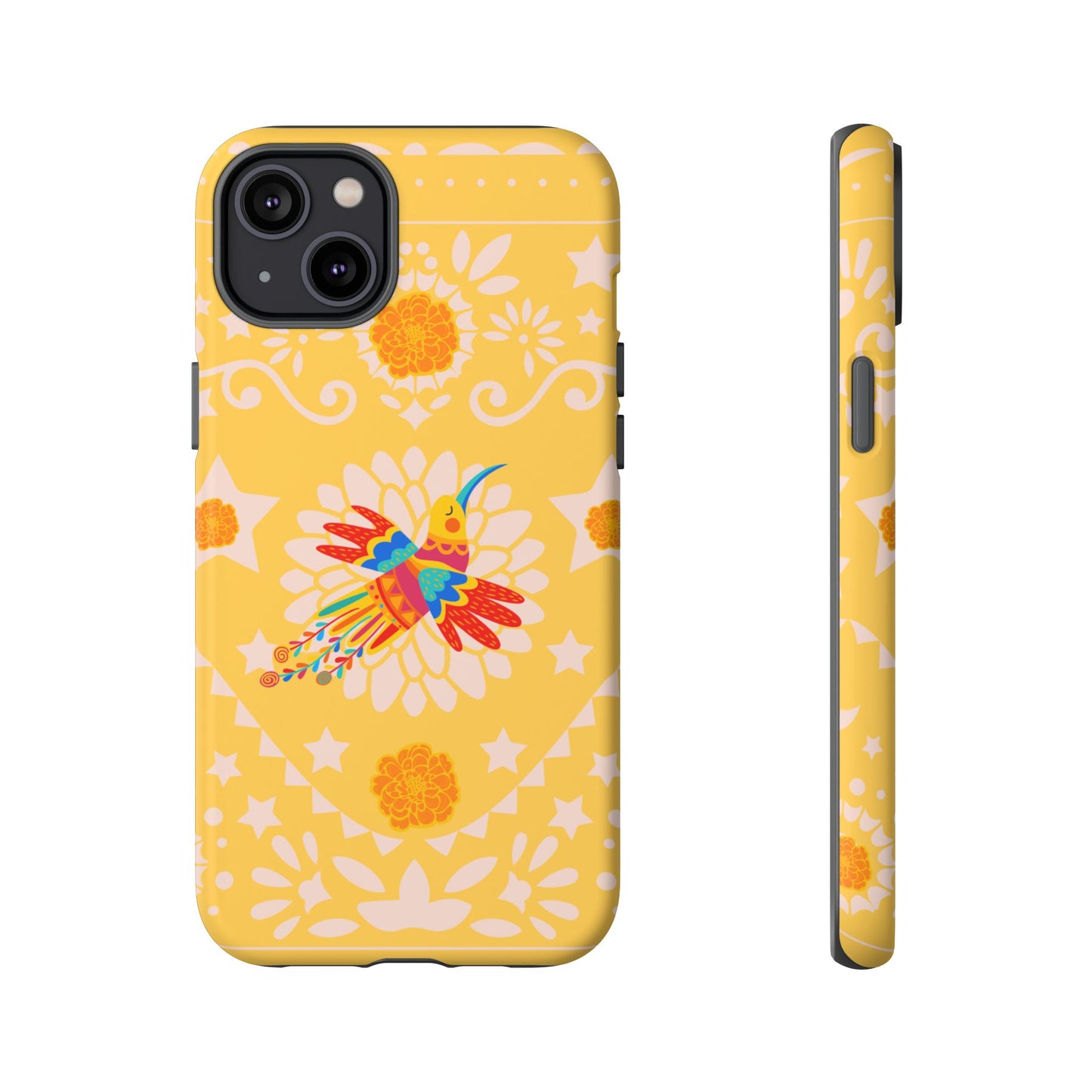 Day of the Dead Alebrije phone case, durable protection, Día de los Muertos enthusiasts,  Mexican folklore, sugar skulls, and alebrije creatures, Tough Cases