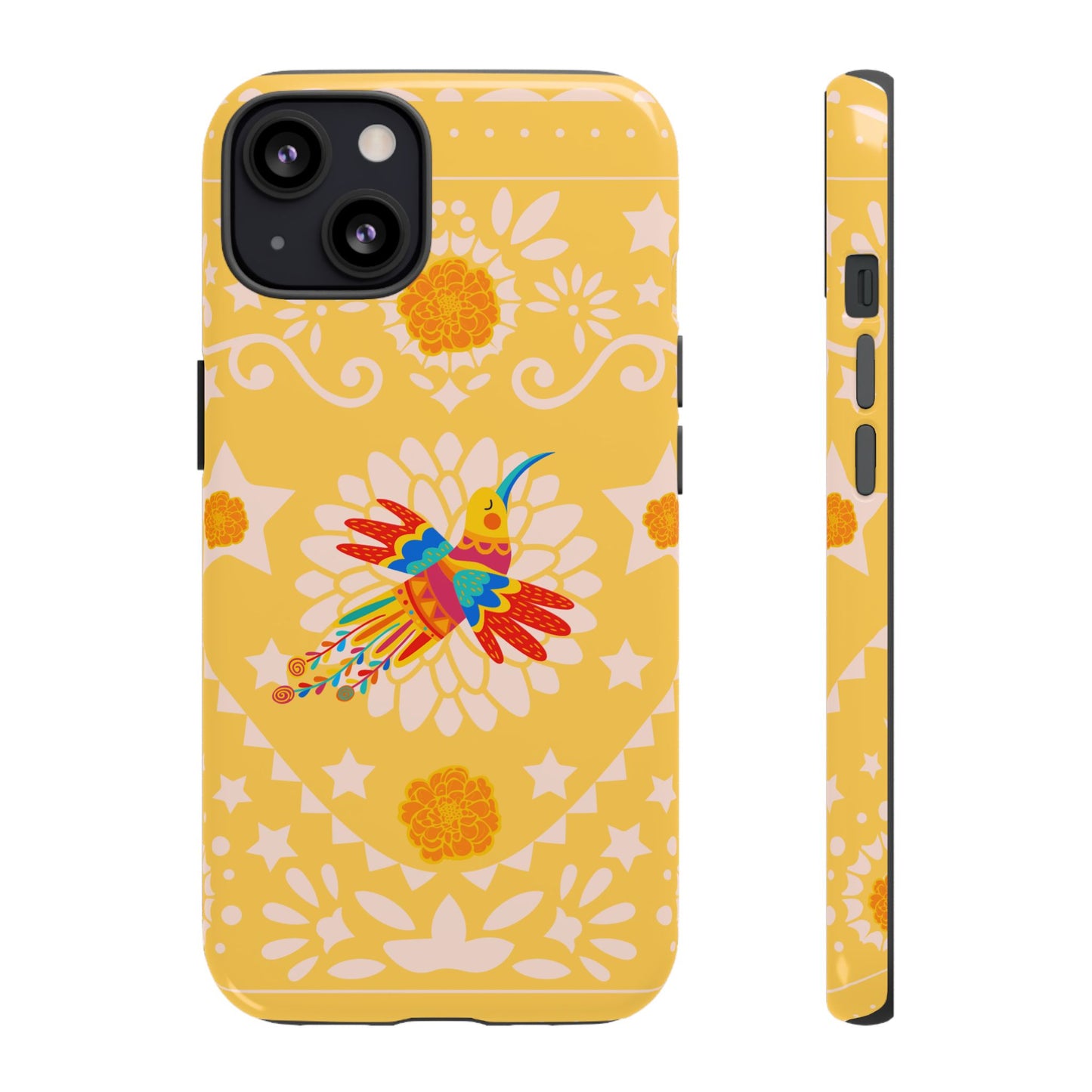 Day of the Dead Alebrije phone case, durable protection, Día de los Muertos enthusiasts,  Mexican folklore, sugar skulls, and alebrije creatures, Tough Cases