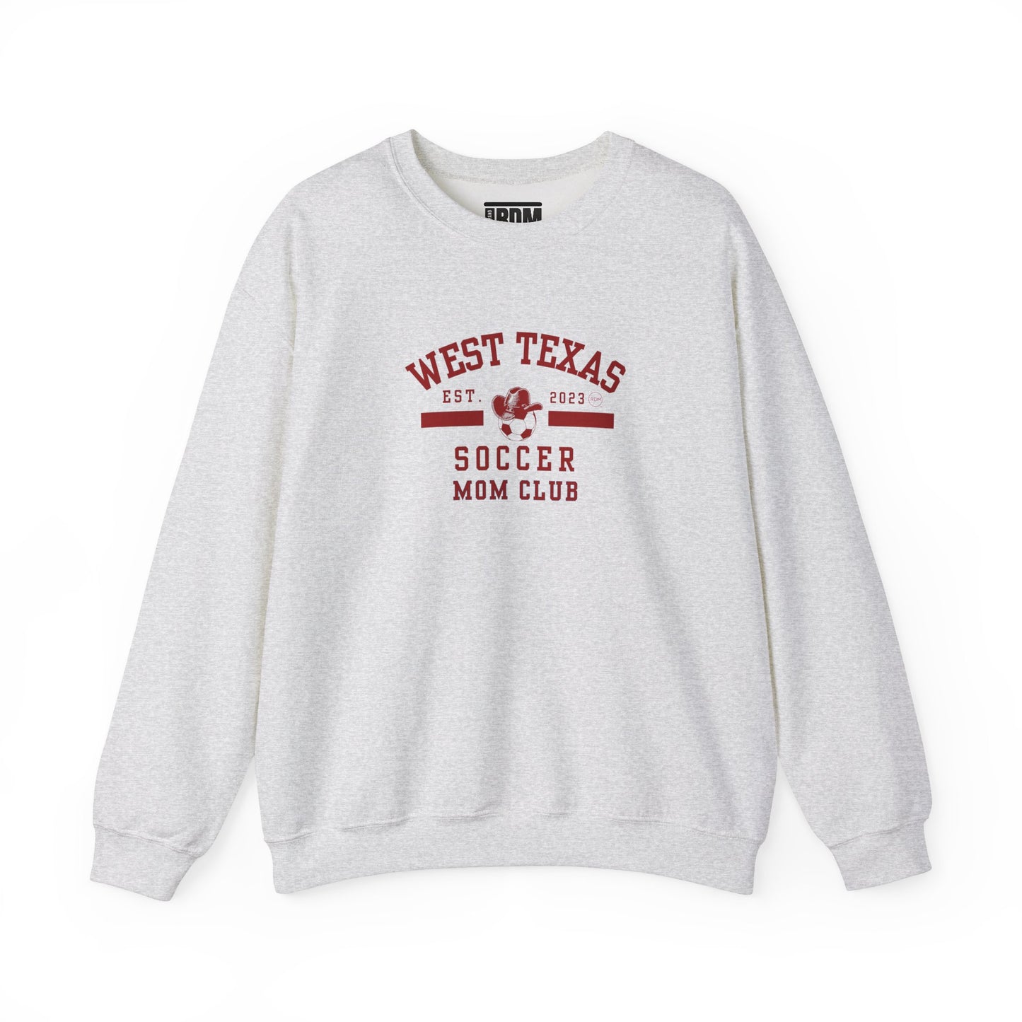 West Texas Soccer Mom Red Letters Unisex Heavy Blend™ Crewneck Sweatshirt