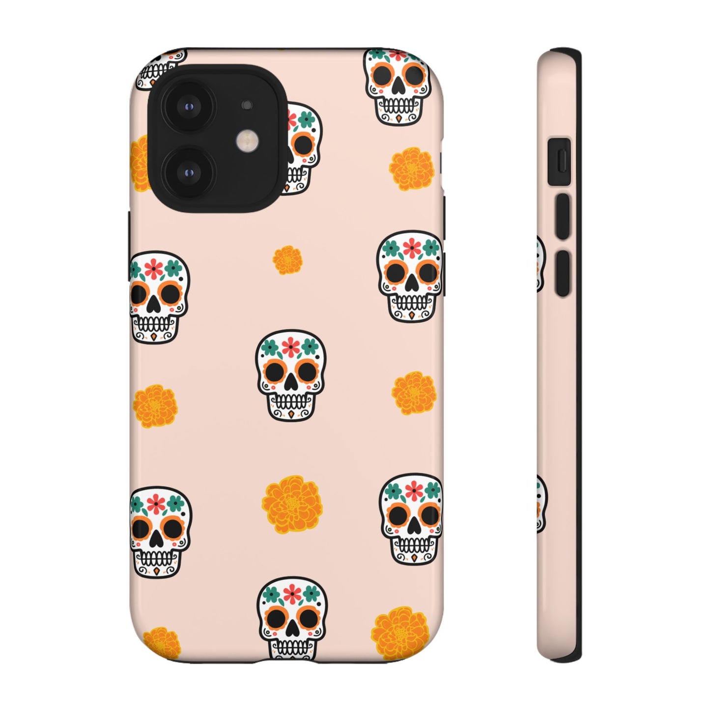 Day of the Dead Alebrije phone case, durable protection, Día de los Muertos enthusiasts,  Mexican folklore, sugar skulls, and alebrije creatures, Tough Cases