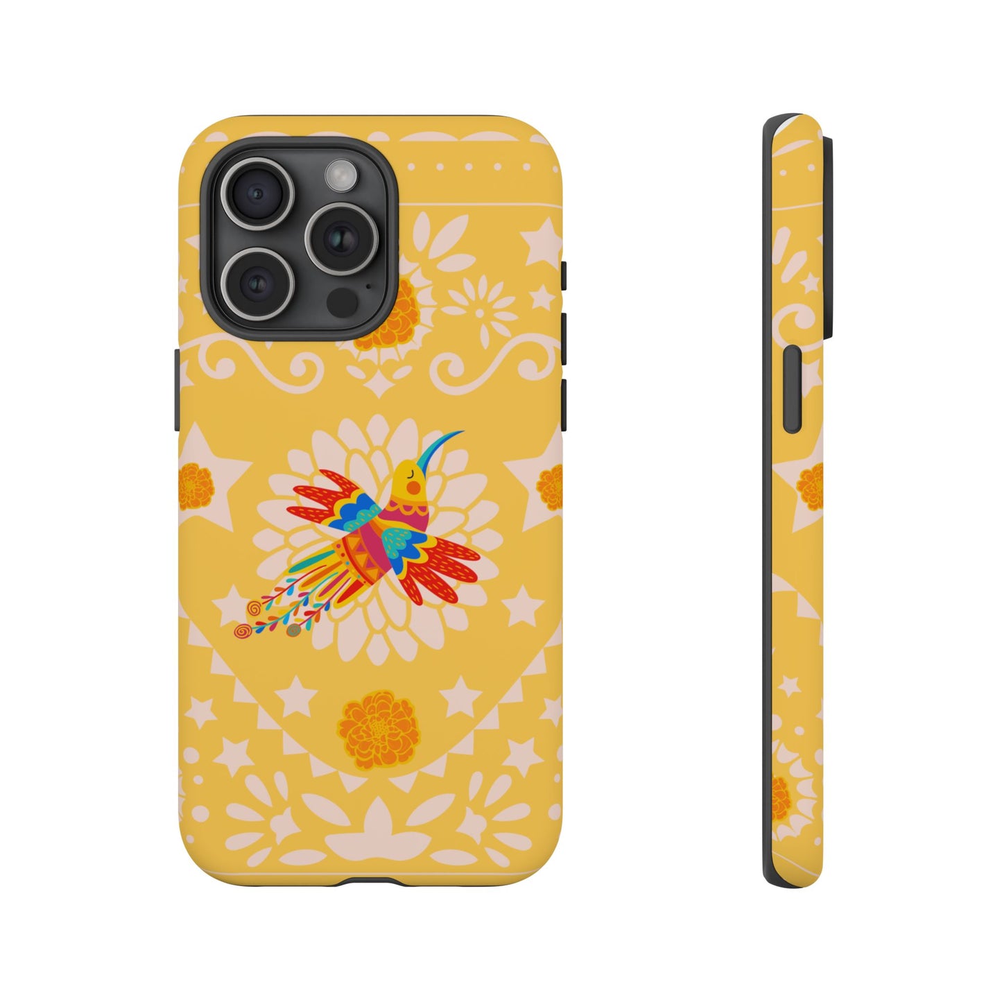 Day of the Dead Alebrije phone case, durable protection, Día de los Muertos enthusiasts,  Mexican folklore, sugar skulls, and alebrije creatures, Tough Cases