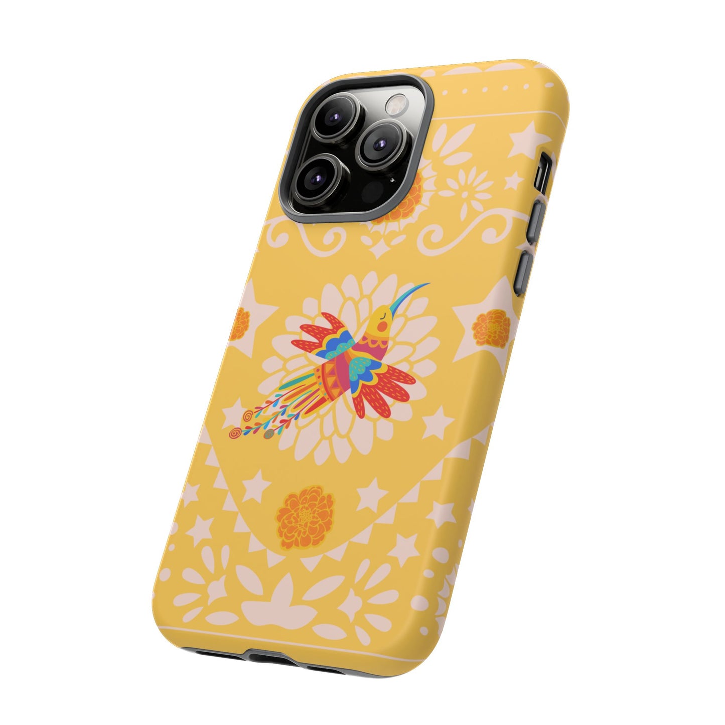 Day of the Dead Alebrije phone case, durable protection, Día de los Muertos enthusiasts,  Mexican folklore, sugar skulls, and alebrije creatures, Tough Cases