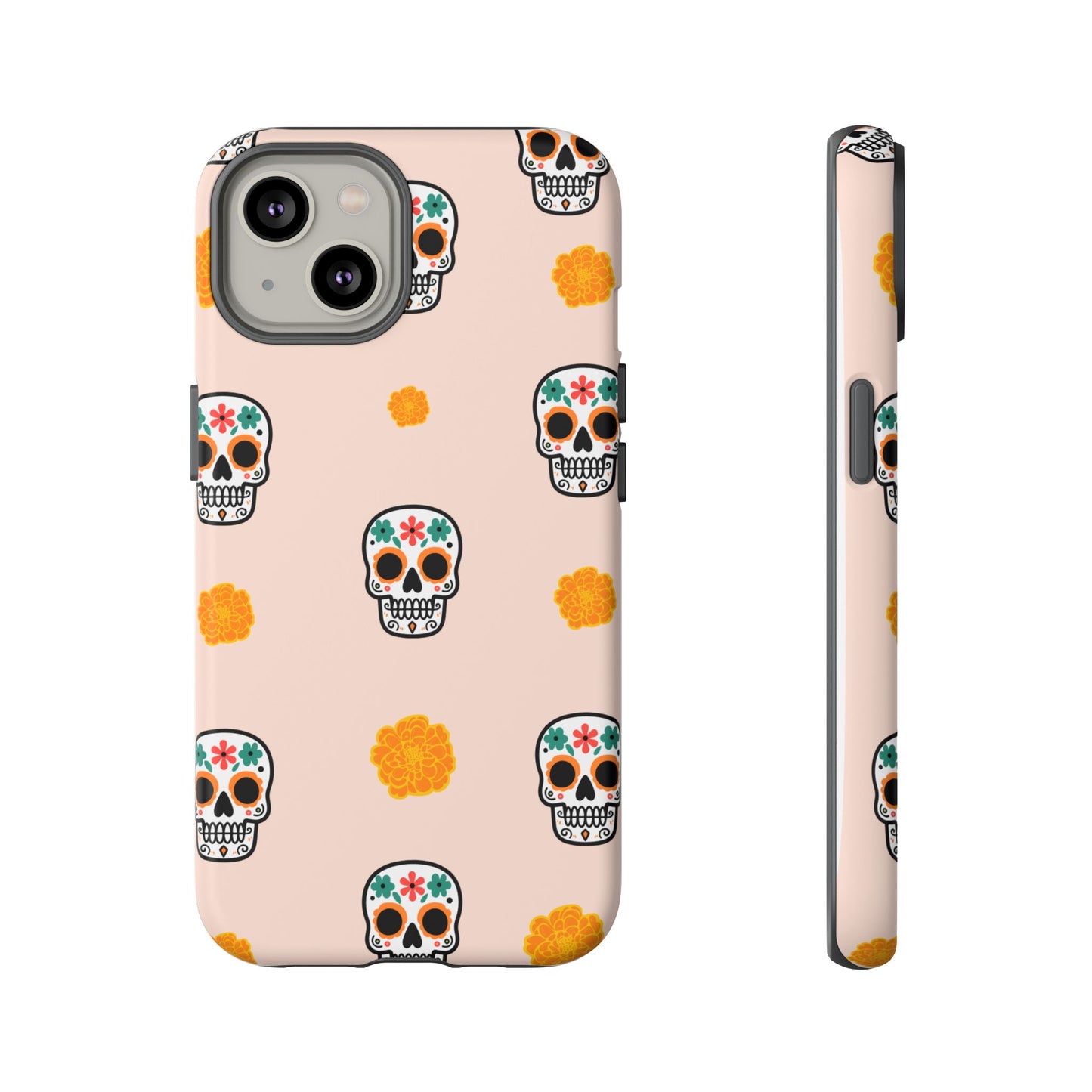 Day of the Dead Alebrije phone case, durable protection, Día de los Muertos enthusiasts,  Mexican folklore, sugar skulls, and alebrije creatures, Tough Cases