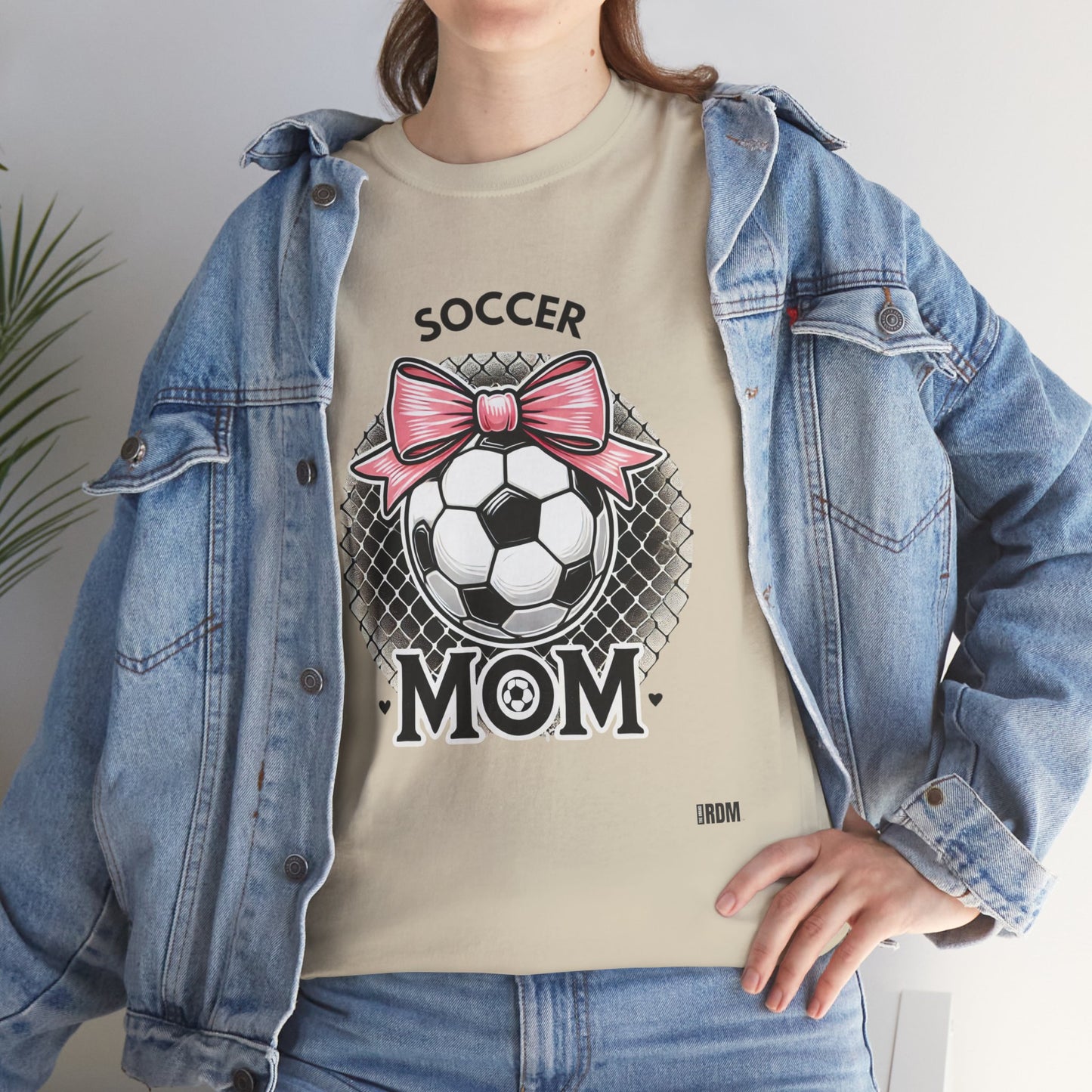 Soccer mom gear Unisex Heavy Cotton Tee, soccer, soccer ball, futbol