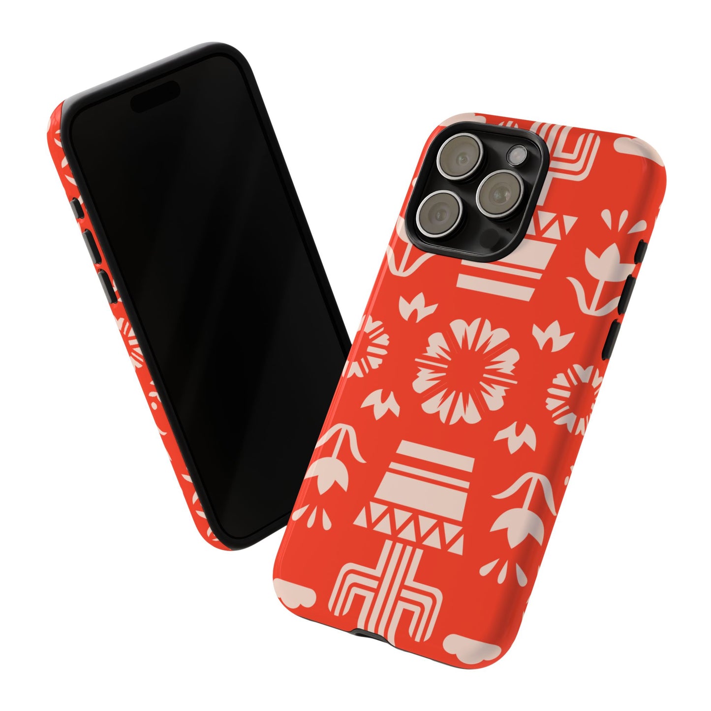 Day of the Dead Alebrije phone case, durable protection, Día de los Muertos enthusiasts,  Mexican folklore, sugar skulls, and alebrije creatures, Tough Cases