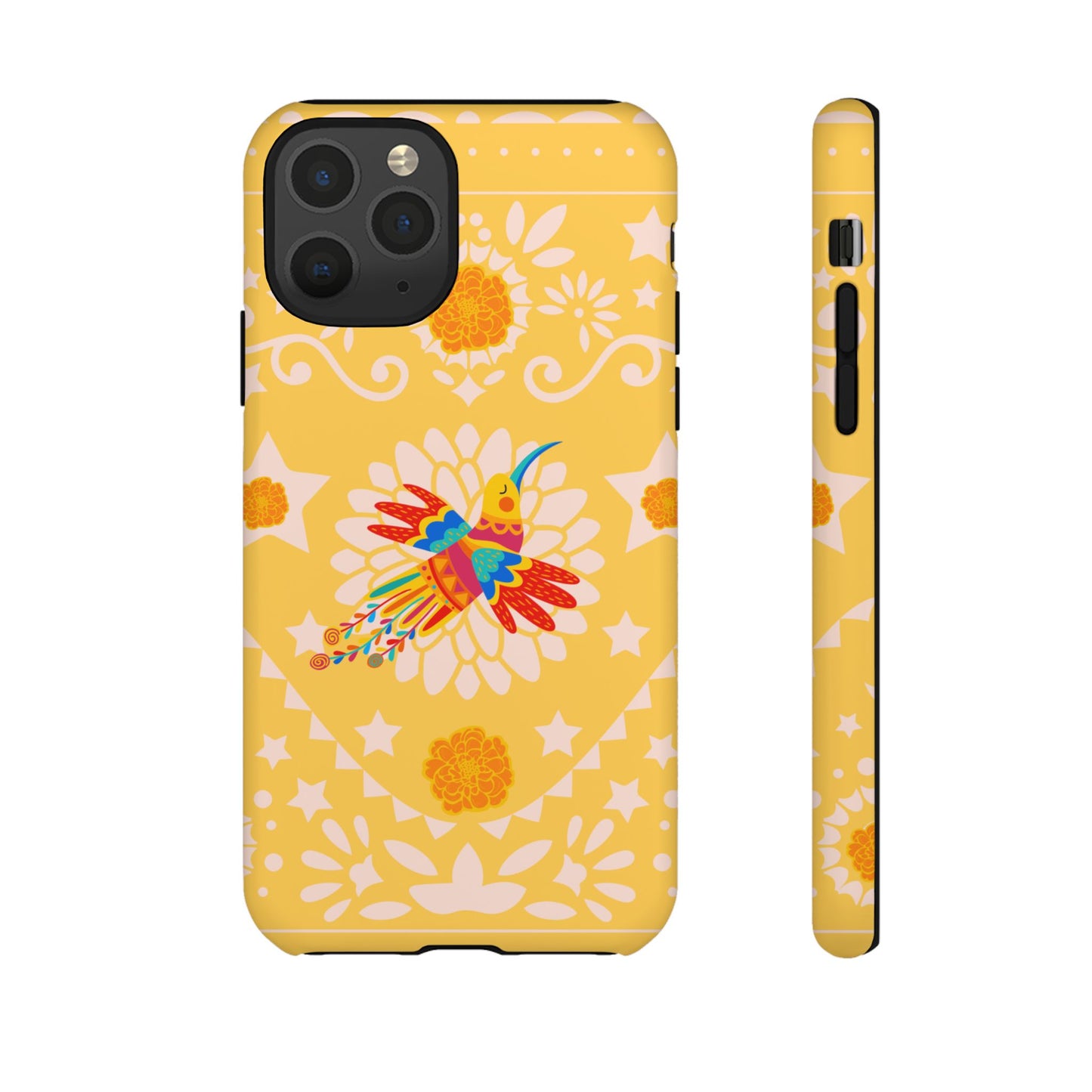 Day of the Dead Alebrije phone case, durable protection, Día de los Muertos enthusiasts,  Mexican folklore, sugar skulls, and alebrije creatures, Tough Cases