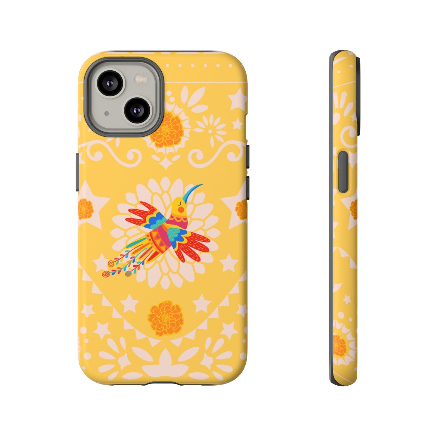 Day of the Dead Alebrije phone case, durable protection, Día de los Muertos enthusiasts,  Mexican folklore, sugar skulls, and alebrije creatures, Tough Cases