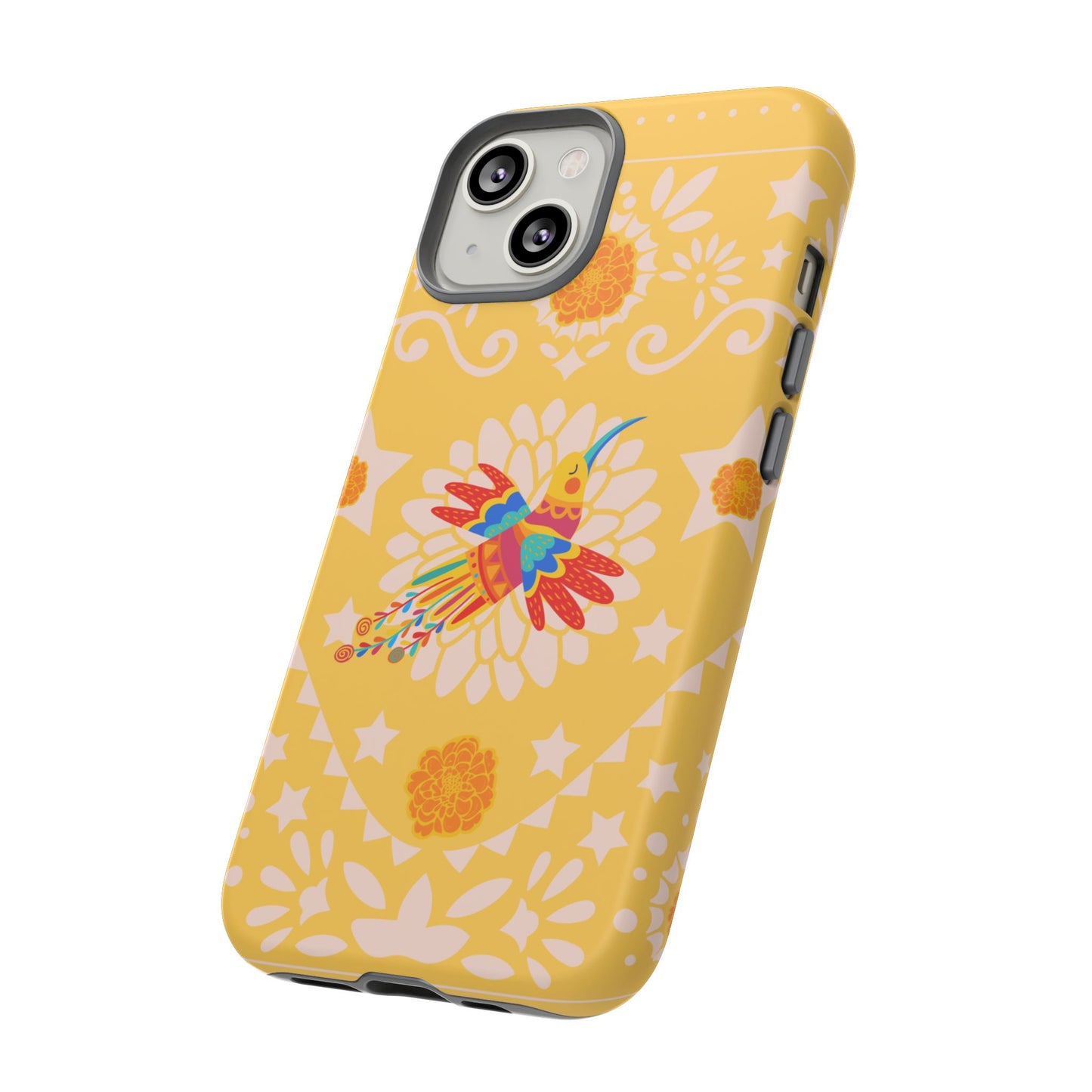 Day of the Dead Alebrije phone case, durable protection, Día de los Muertos enthusiasts,  Mexican folklore, sugar skulls, and alebrije creatures, Tough Cases