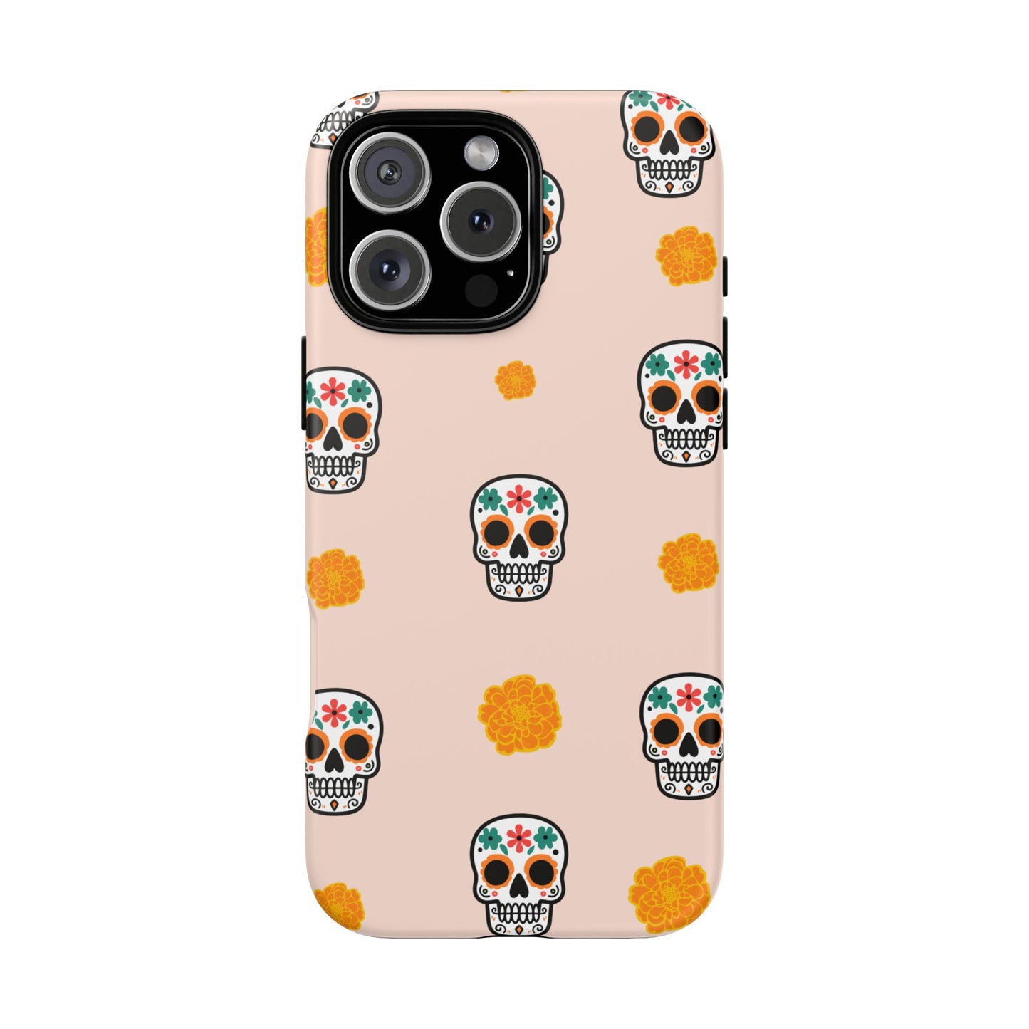 Day of the Dead Alebrije phone case, durable protection, Día de los Muertos enthusiasts,  Mexican folklore, sugar skulls, and alebrije creatures, Tough Cases