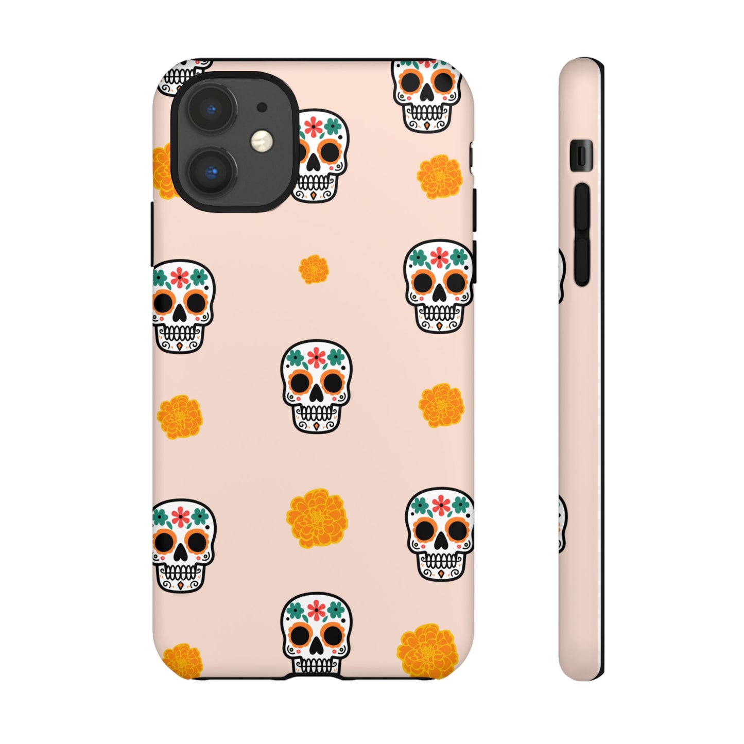 Day of the Dead Alebrije phone case, durable protection, Día de los Muertos enthusiasts,  Mexican folklore, sugar skulls, and alebrije creatures, Tough Cases