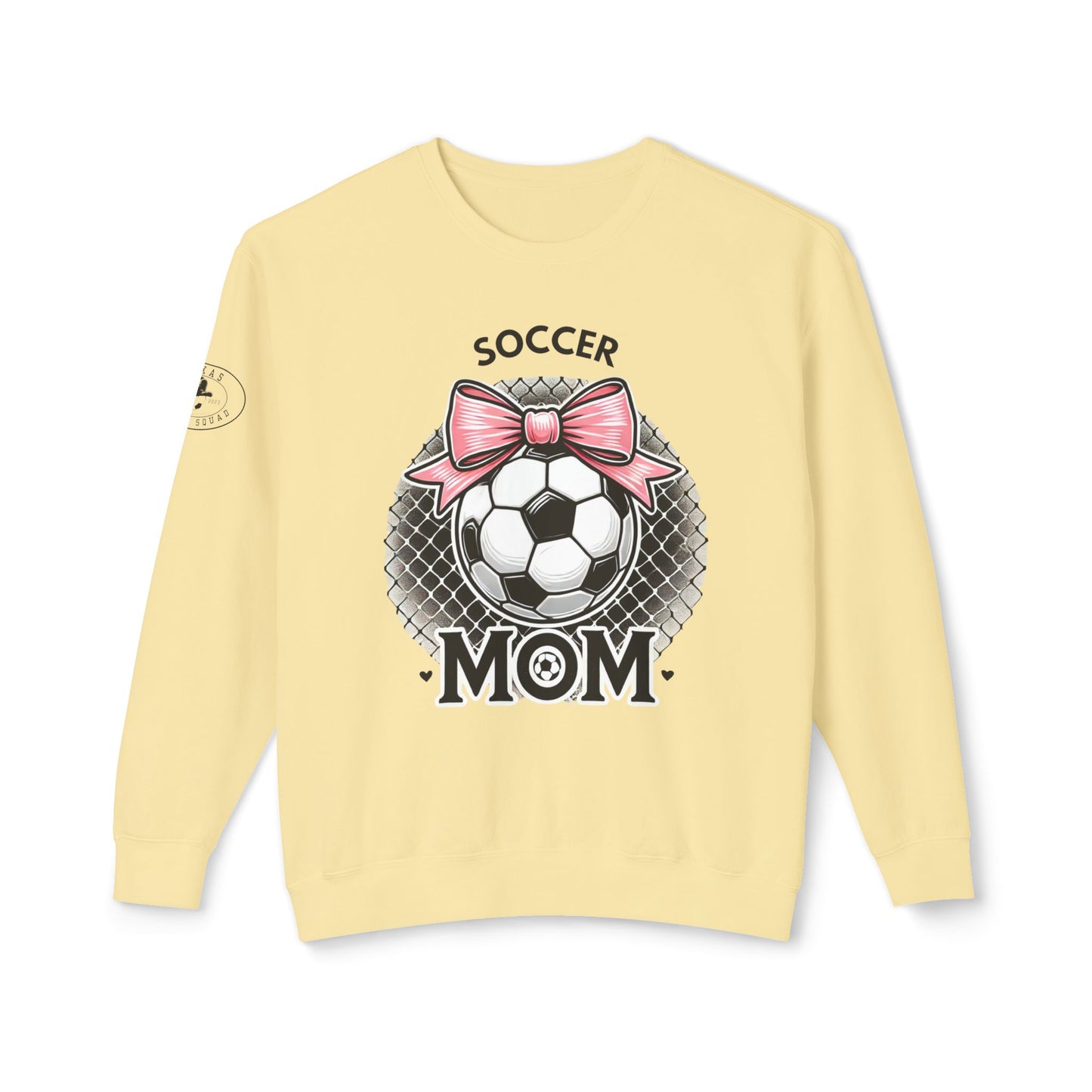Soccer Mom Unisex Lightweight Crewneck Sweatshirt, Soccer shirt