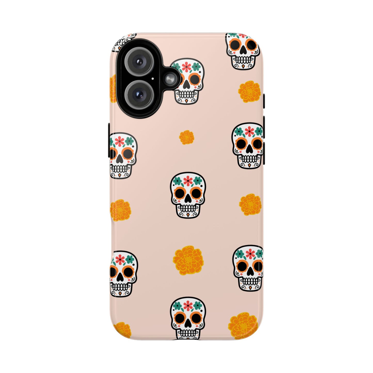 Day of the Dead Alebrije phone case, durable protection, Día de los Muertos enthusiasts,  Mexican folklore, sugar skulls, and alebrije creatures, Tough Cases