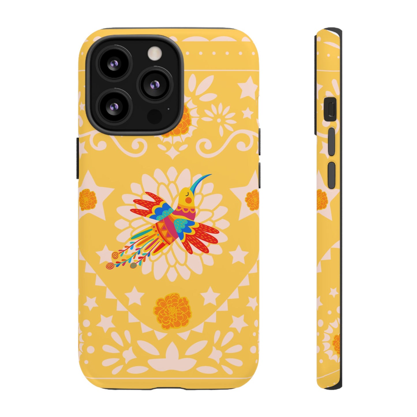 Day of the Dead Alebrije phone case, durable protection, Día de los Muertos enthusiasts,  Mexican folklore, sugar skulls, and alebrije creatures, Tough Cases