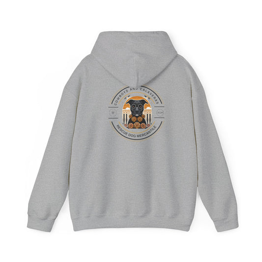 RDM Dia de los Muertos Dogs in Heaven Hooded Sweatshirt, Mexican Folklore, Texas Roots, Dogs in Heaven, Dog Parent, Halloween, Cowboys, Vaqueros