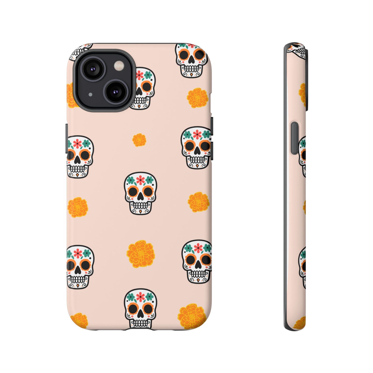 Day of the Dead Alebrije phone case, durable protection, Día de los Muertos enthusiasts,  Mexican folklore, sugar skulls, and alebrije creatures, Tough Cases