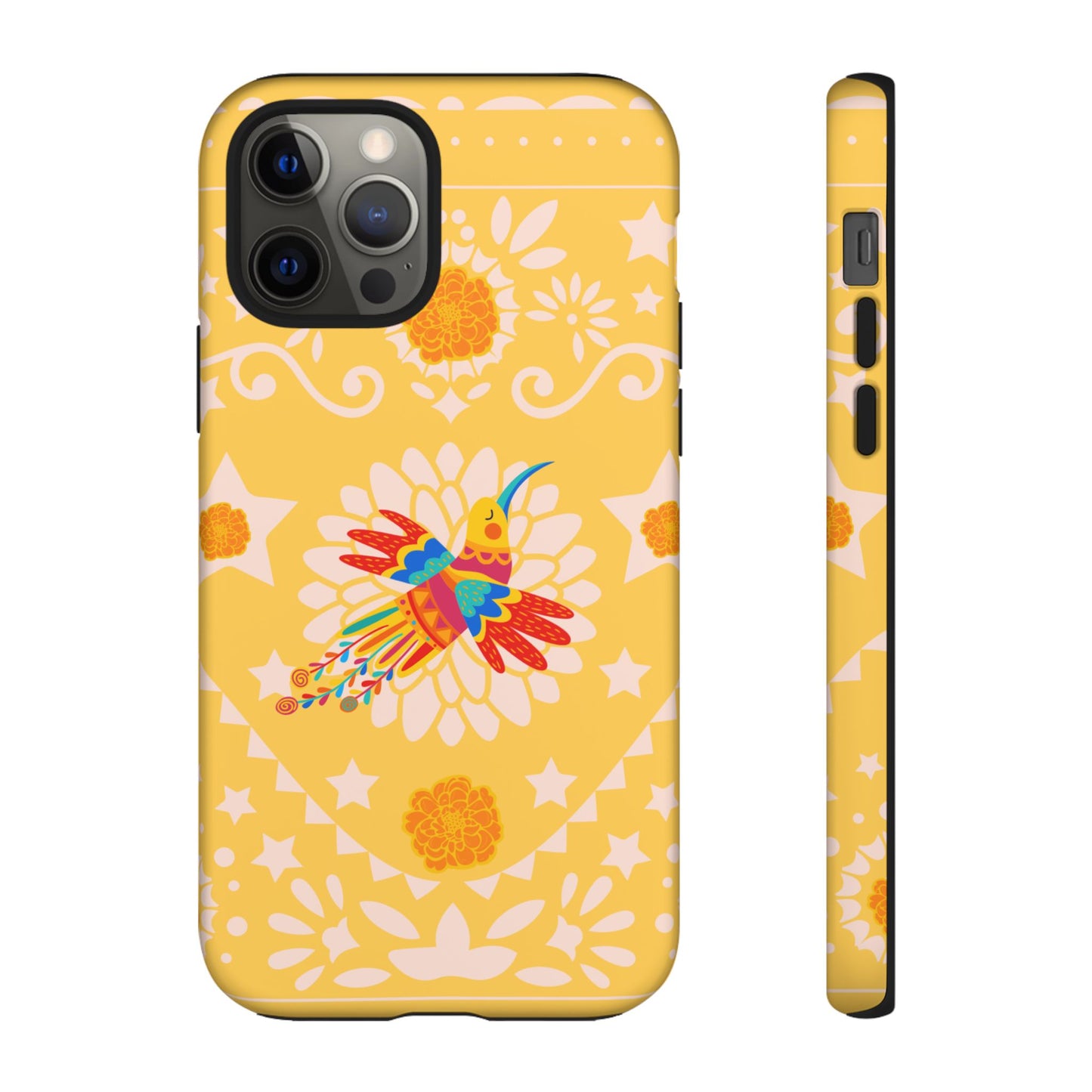 Day of the Dead Alebrije phone case, durable protection, Día de los Muertos enthusiasts,  Mexican folklore, sugar skulls, and alebrije creatures, Tough Cases