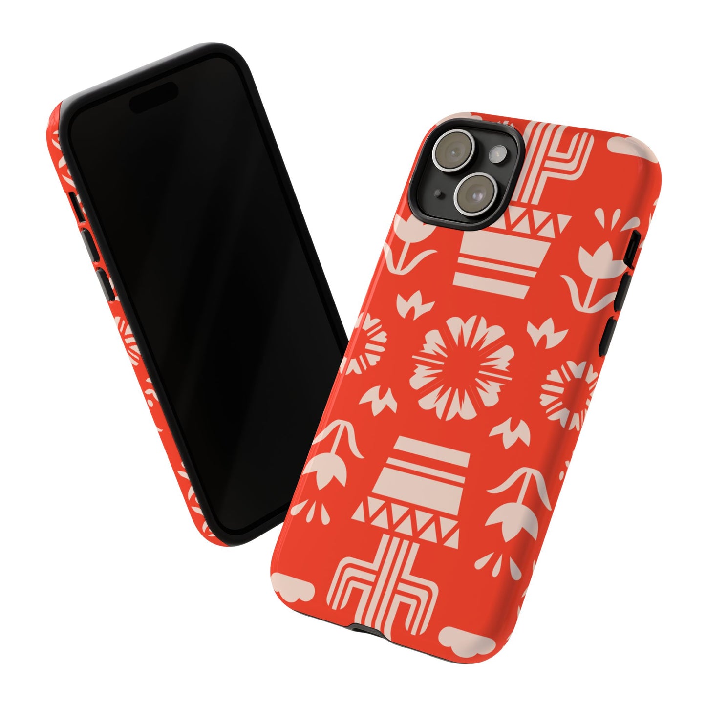 Day of the Dead Alebrije phone case, durable protection, Día de los Muertos enthusiasts,  Mexican folklore, sugar skulls, and alebrije creatures, Tough Cases