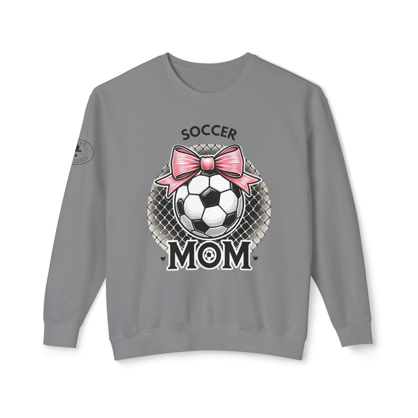 Soccer Mom Unisex Lightweight Crewneck Sweatshirt, Soccer shirt