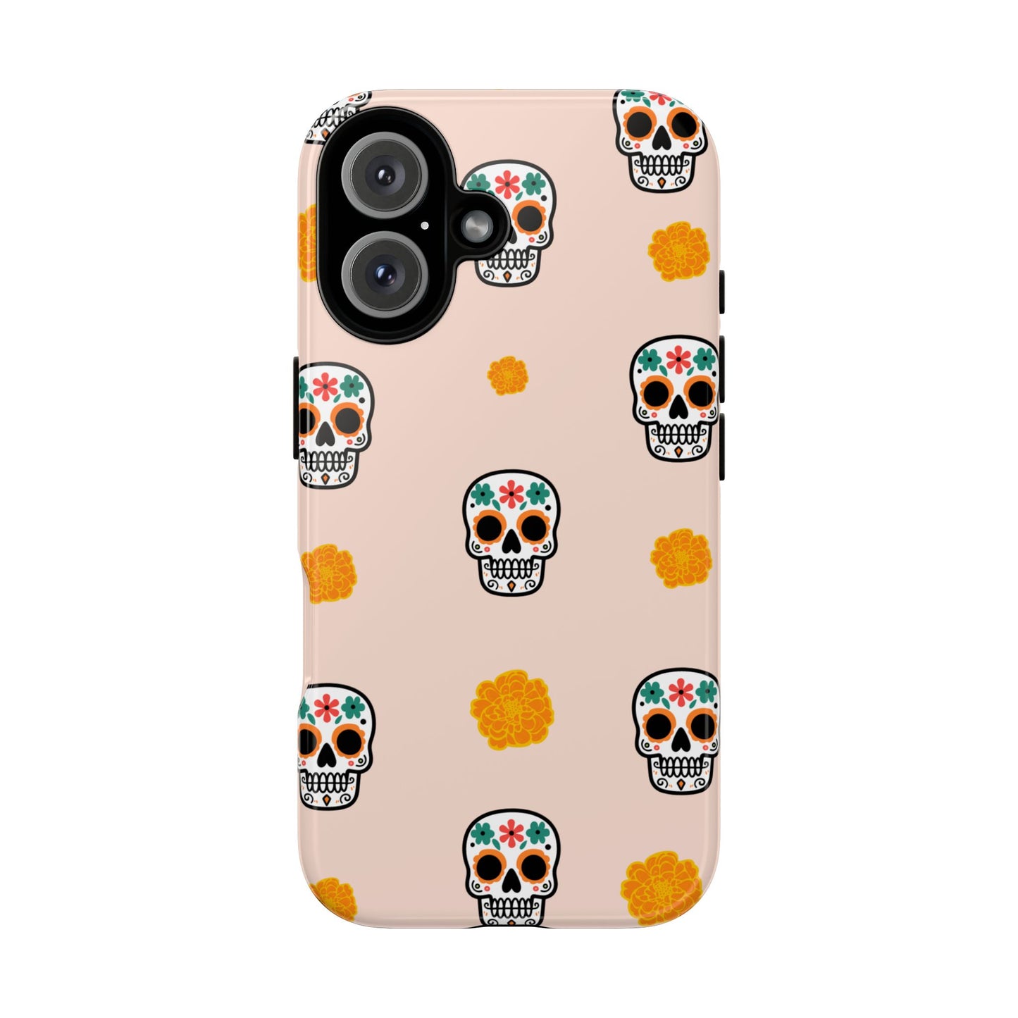 Day of the Dead Alebrije phone case, durable protection, Día de los Muertos enthusiasts,  Mexican folklore, sugar skulls, and alebrije creatures, Tough Cases